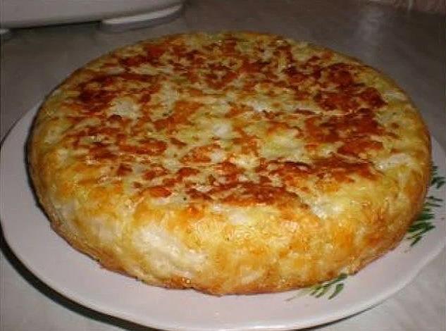 Шарлотка с капустой