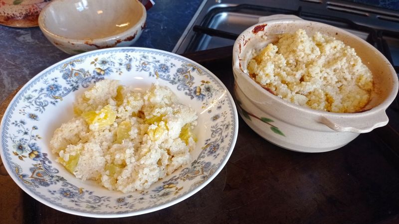 Каша пшенная в горшочке в духовке с тыквой