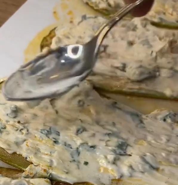 Кабачки рулеты с мягким творогом