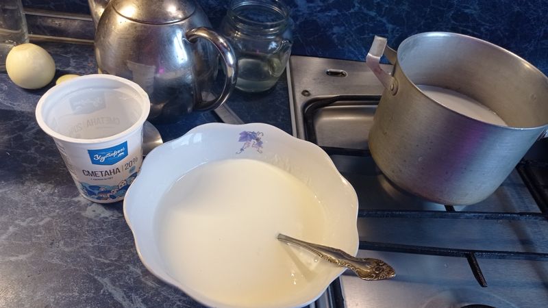 cheese Сыр из молока сметаны яиц