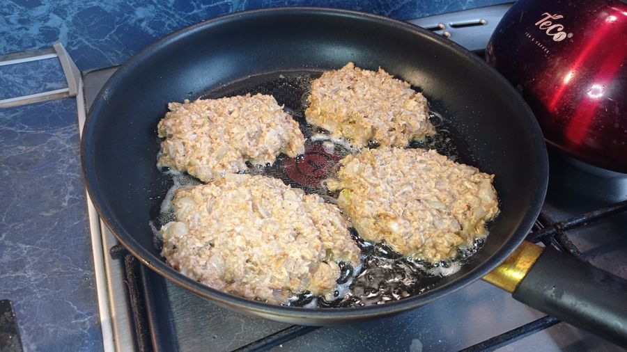 Котлеты из овсяных хлопьев, как мясные